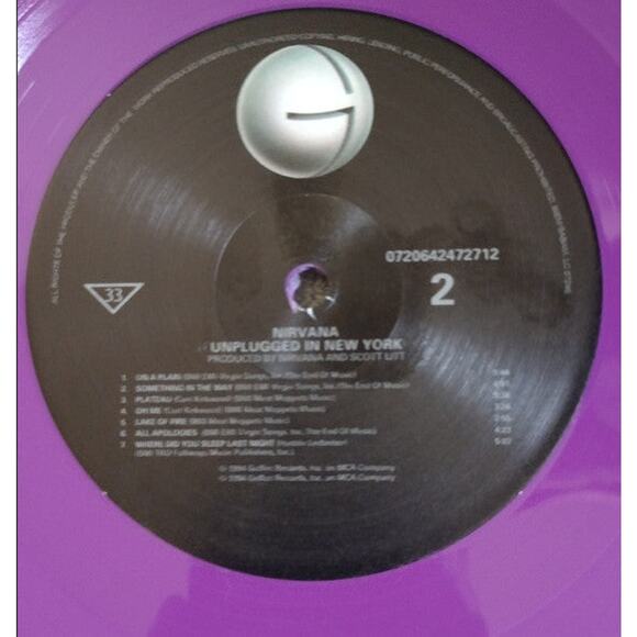 Nirvana - MTV Unplugged In New York (LP, Album, Ltd, RE, RP, Pur) - Picture 3 of 5